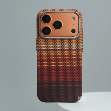 Case iPhone em Fibra de Carbono Textura Bordada
