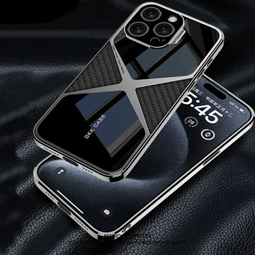 Case iPhone com design inovador e futurista