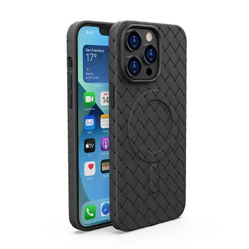 Case iPhone de TPU Couro com carregamento MagSafe