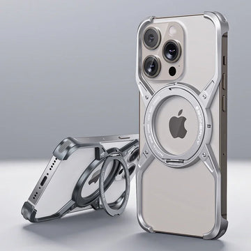 Case iPhone Minimalista em Alumínio e carregamento MagSafe em 360º