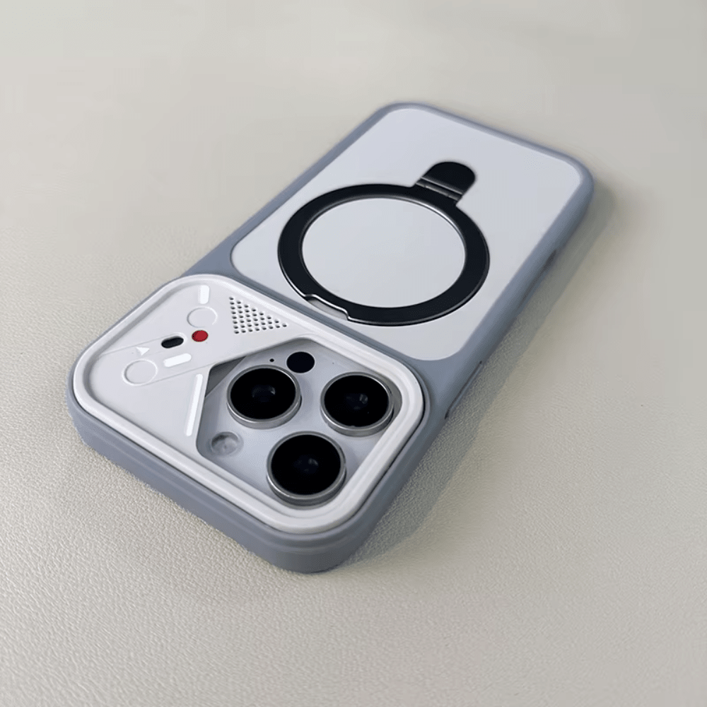Case Anti Impacto Suporte MagSafe 360° Retrátil - Minimal Cases
