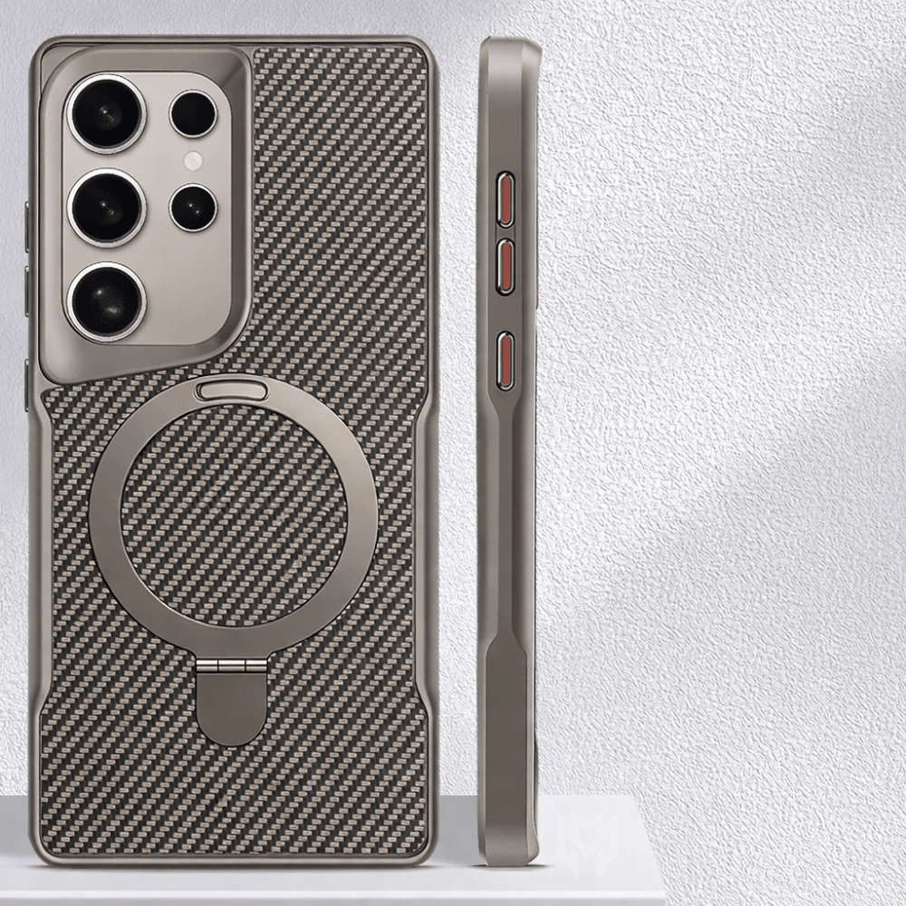 Case Samsung com Acabamento em Carbono e Carregamento MagSafe - Minimal Cases