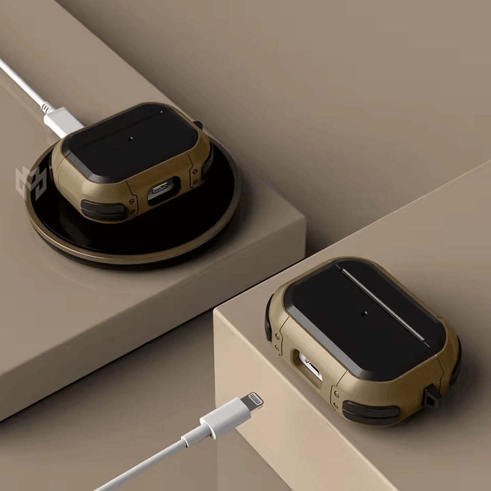 Capa AirPods Anti - Impacto com Chaveiro Metálico - Minimal Cases