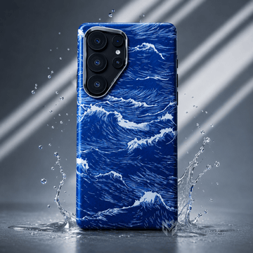 Case Samsung Ondas do Oceano em Carbono - Minimal Cases