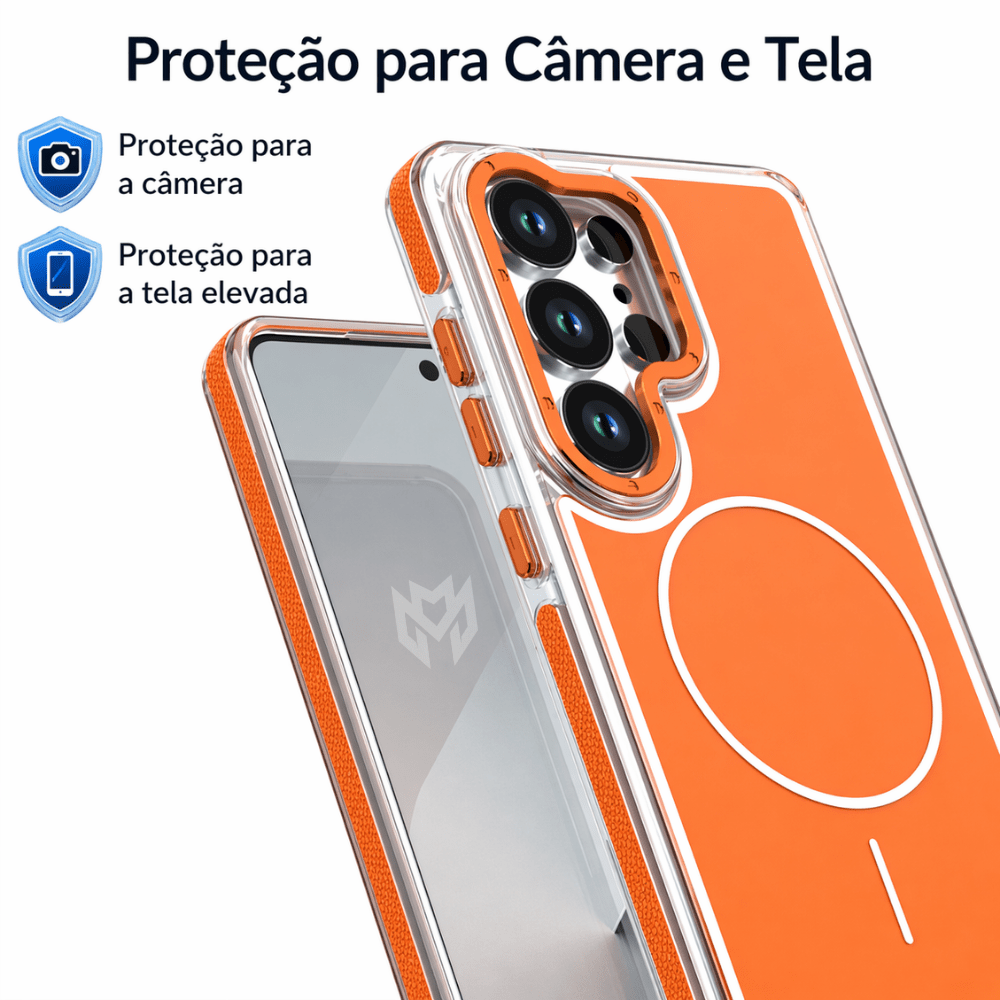 Capa Samsung Silicone Anti Impacto MagSafe - Minimal Cases