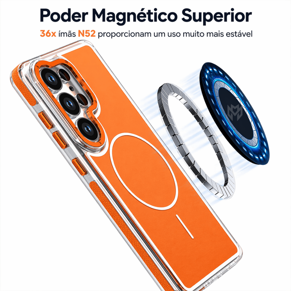 Capa Samsung Silicone Anti Impacto MagSafe - Minimal Cases
