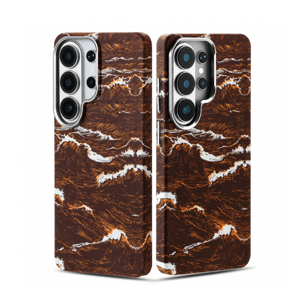 Case Samsung Ondas do Oceano em Carbono - Minimal Cases