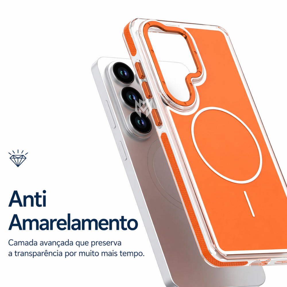 Capa Samsung Silicone Anti Impacto MagSafe