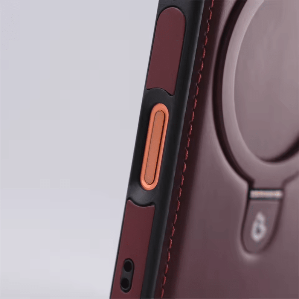 Case iPhone em couro e suporte magnético flexível MagSafe - Minimal Cases