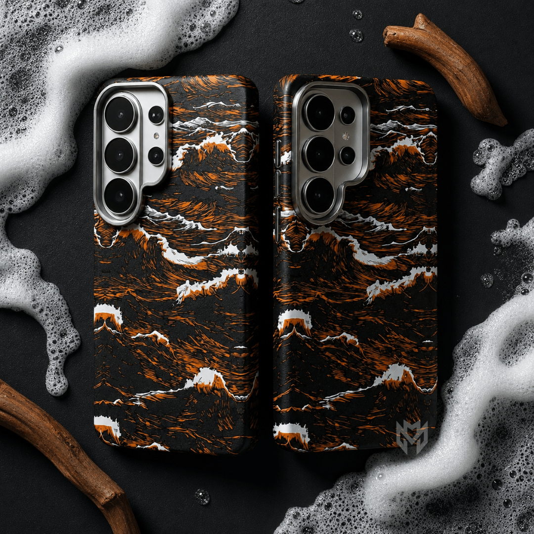 Case Samsung Ondas do Oceano em Carbono - Minimal Cases