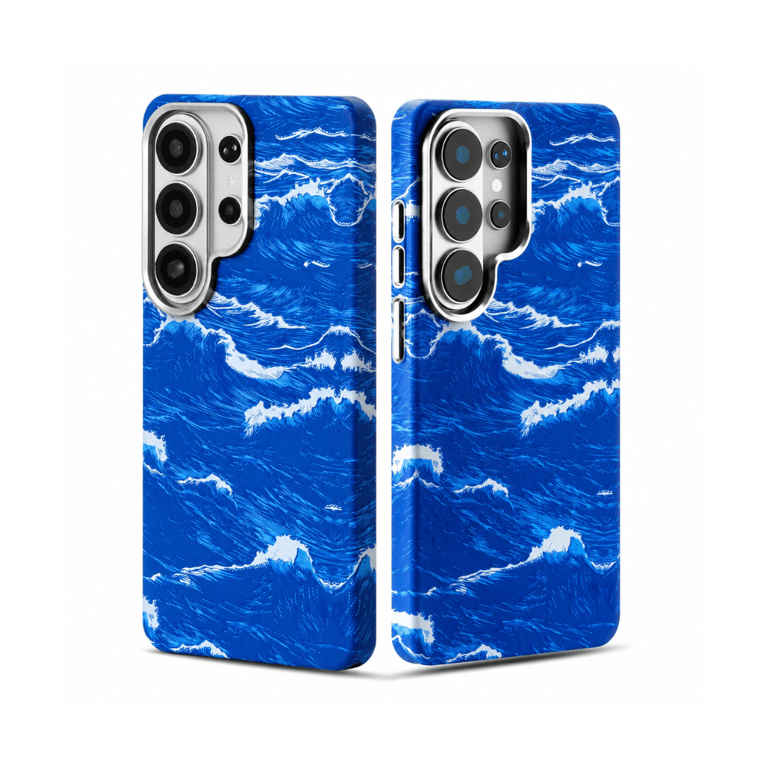 Case Samsung Ondas do Oceano em Carbono - Minimal Cases