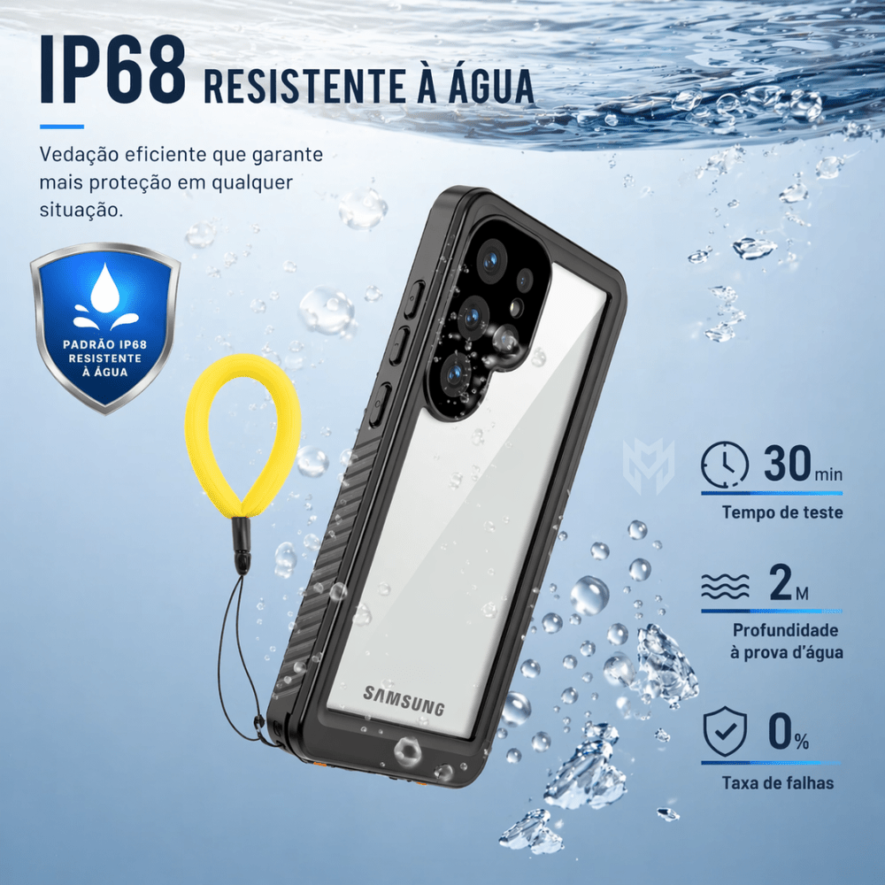 Case Samsung À Prova D'água Anti Impacto - Minimal Cases