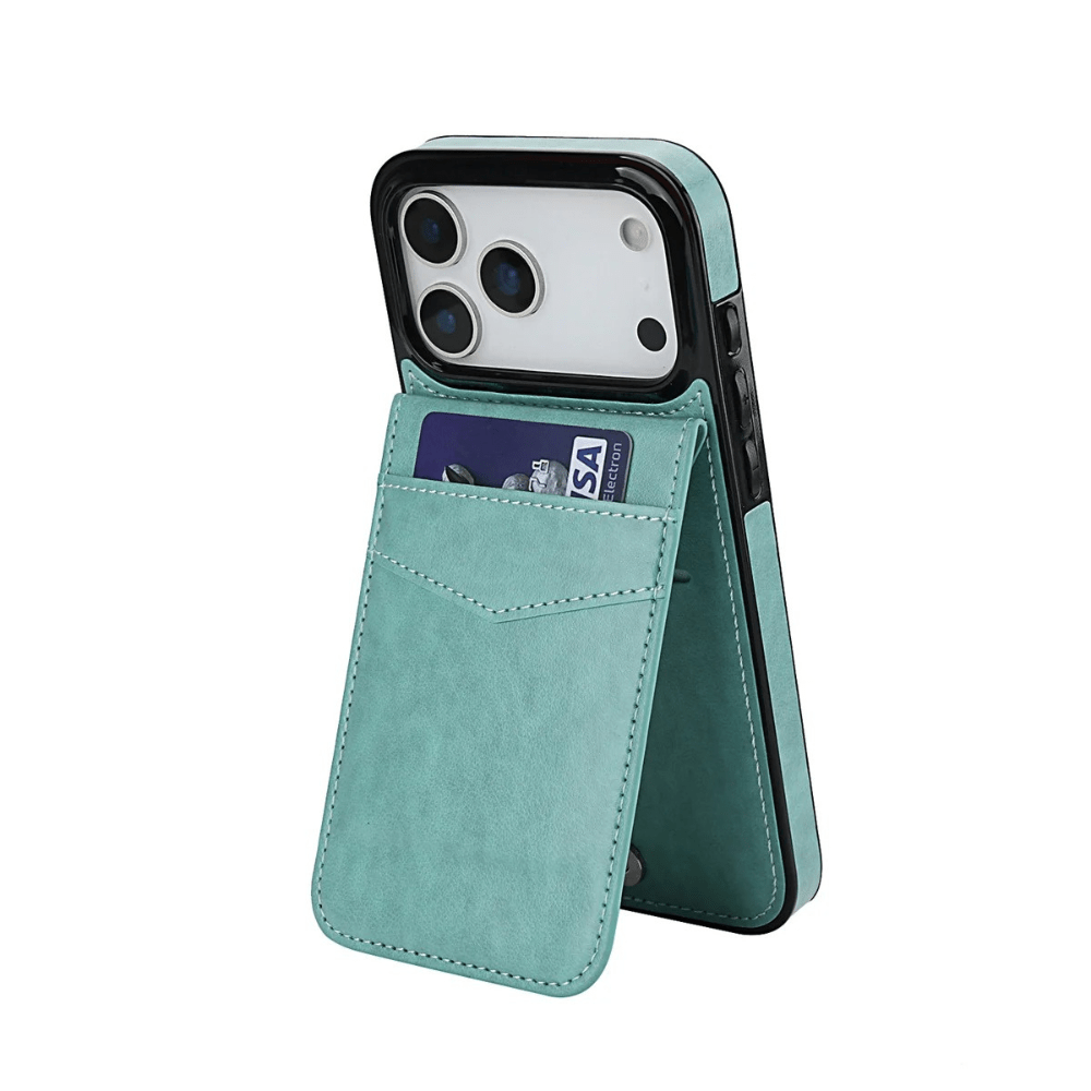 Case iPhone Carteira Suporte Couro - Minimal Cases