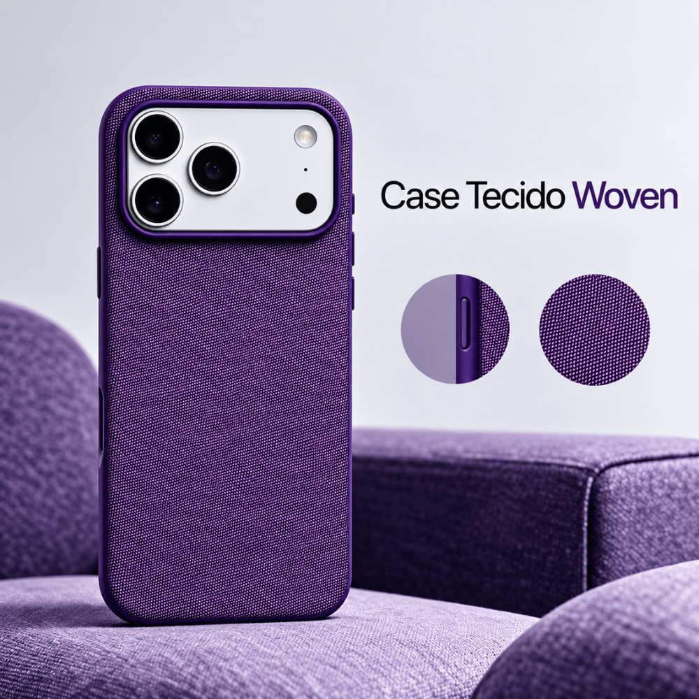 Case iPhone Tecido Woven Premium MagSafe - Minimal Cases