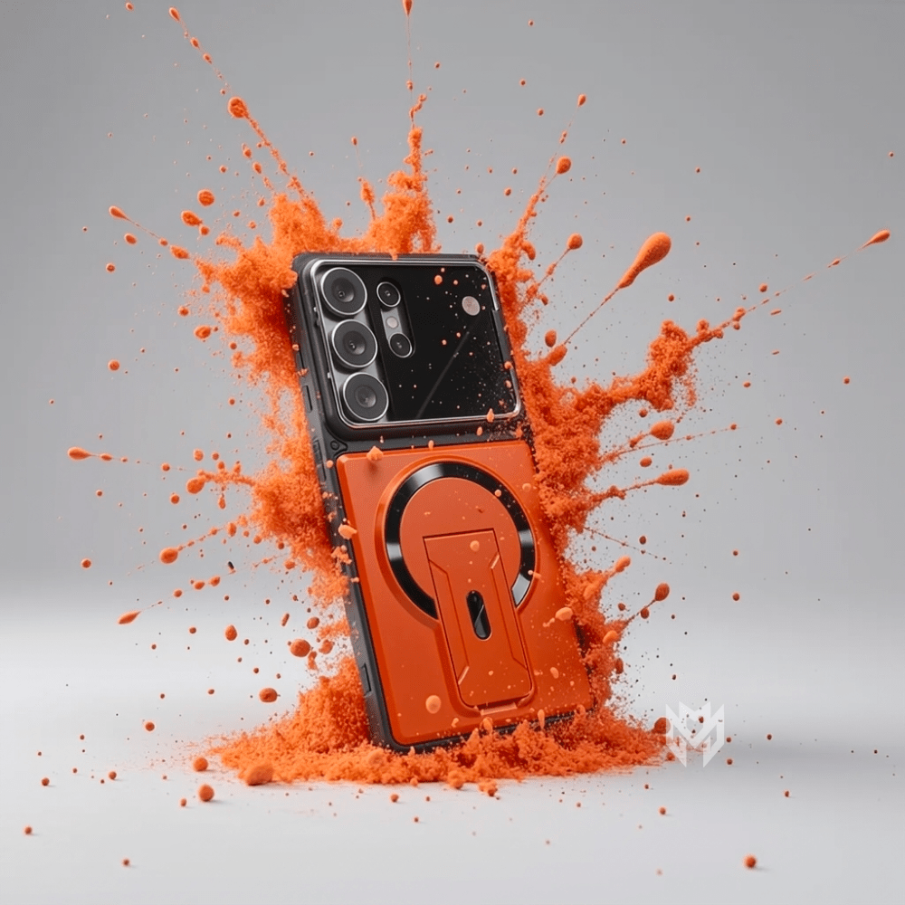 Case Samsung Magnética com Suporte e Proteção de Lente - Minimal Cases