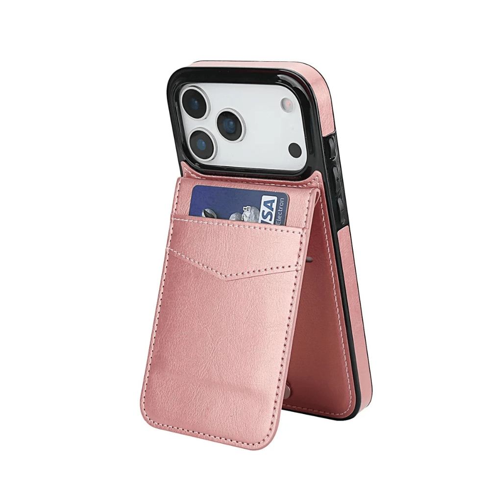 Case iPhone Carteira Suporte Couro - Minimal Cases