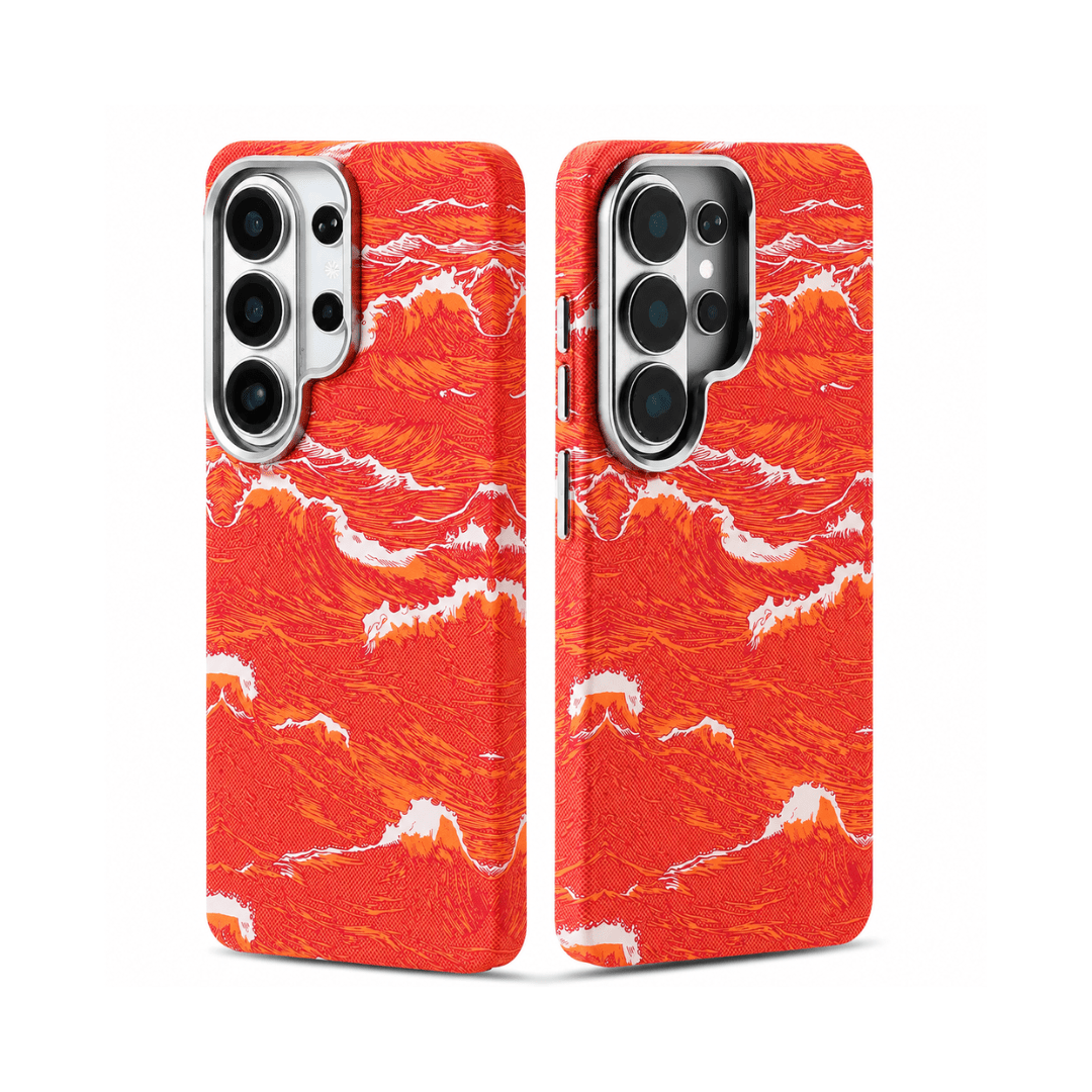 Case Samsung Ondas do Oceano em Carbono - Minimal Cases