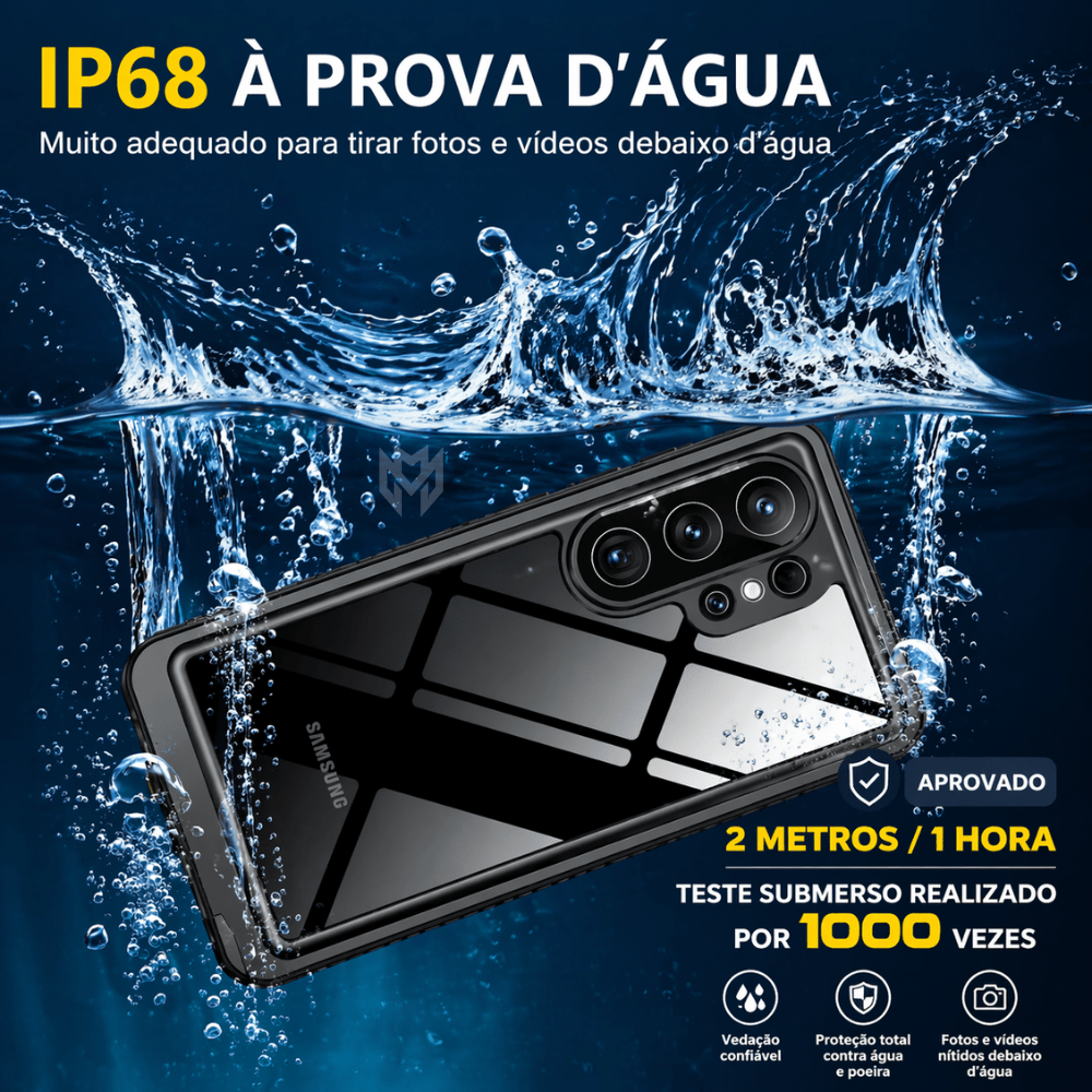 Case Samsung À Prova D'água Anti Impacto - Minimal Cases