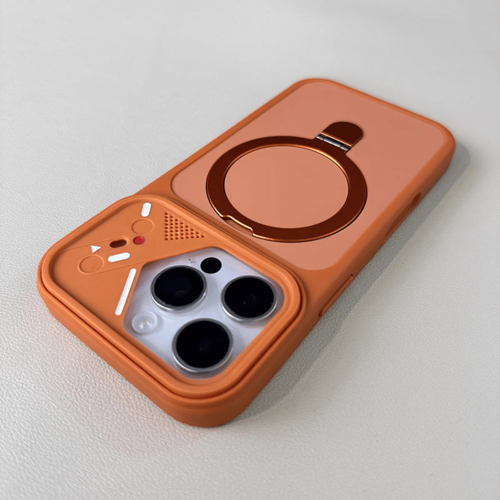 Case Anti Impacto Suporte MagSafe 360° Retrátil - Minimal Cases
