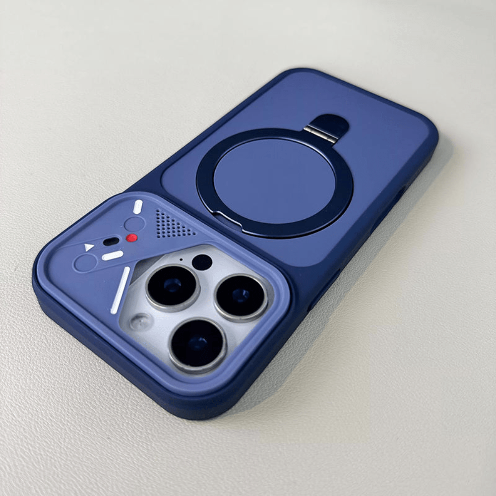 Case Anti Impacto Suporte MagSafe 360° Retrátil - Minimal Cases