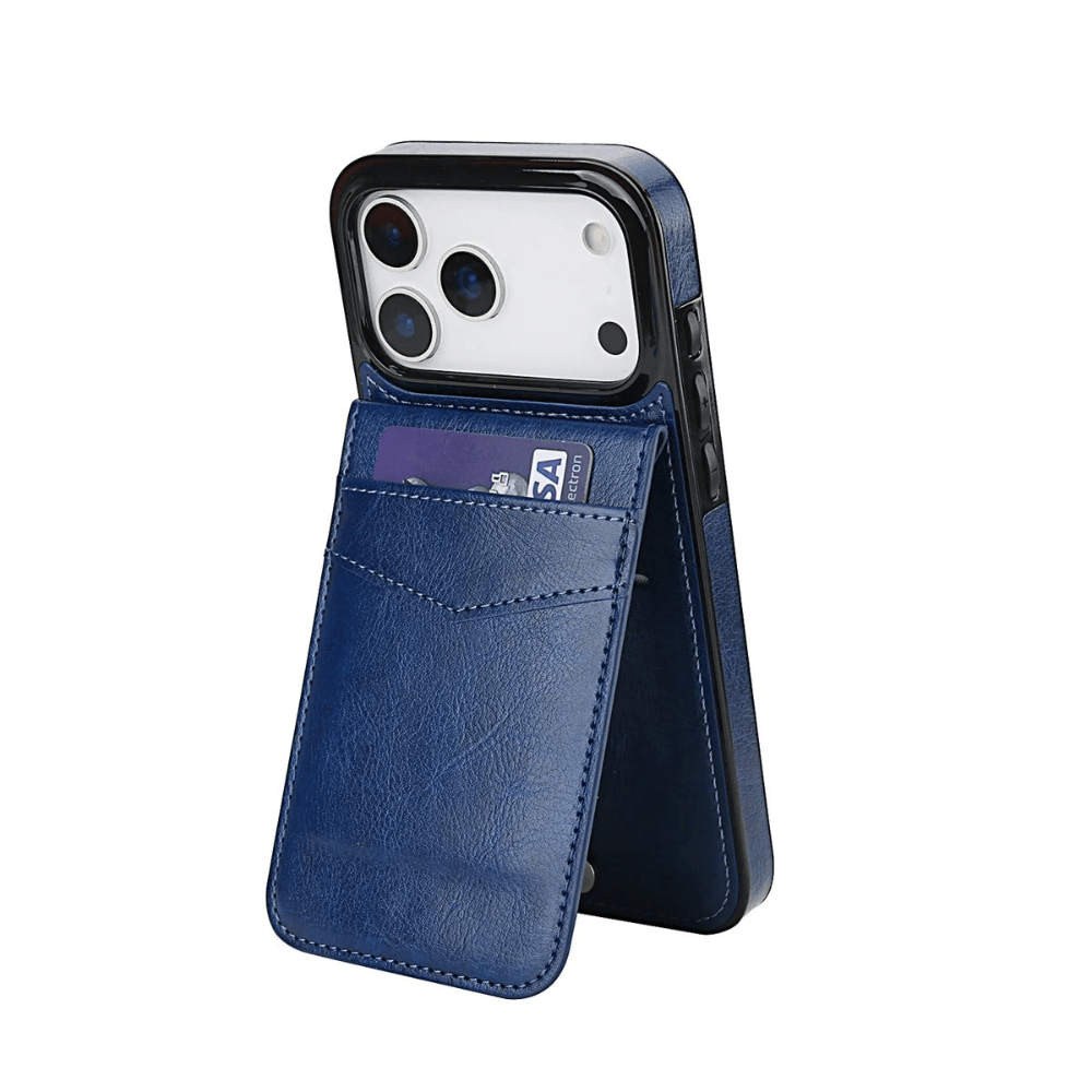 Case iPhone Carteira Suporte Couro - Minimal Cases