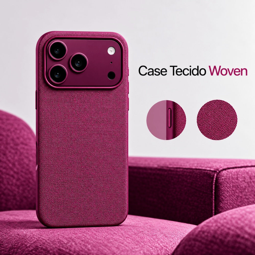 Case iPhone Tecido Woven Premium MagSafe - Minimal Cases