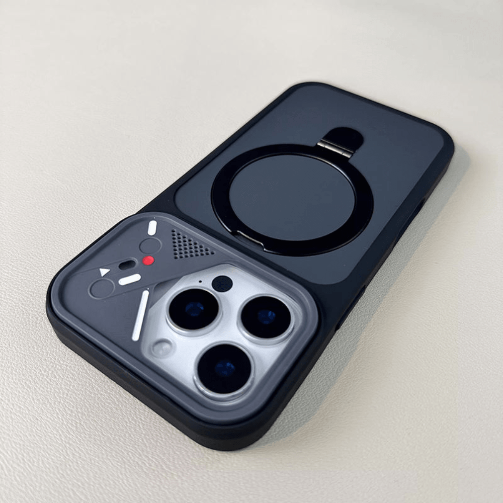 Case Anti Impacto Suporte MagSafe 360° Retrátil - Minimal Cases