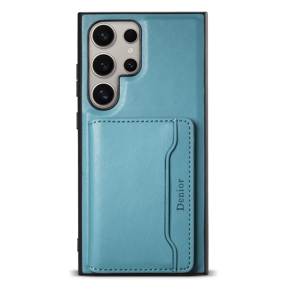 Capa Samsung + carteira em couro Premium - Minimal Cases