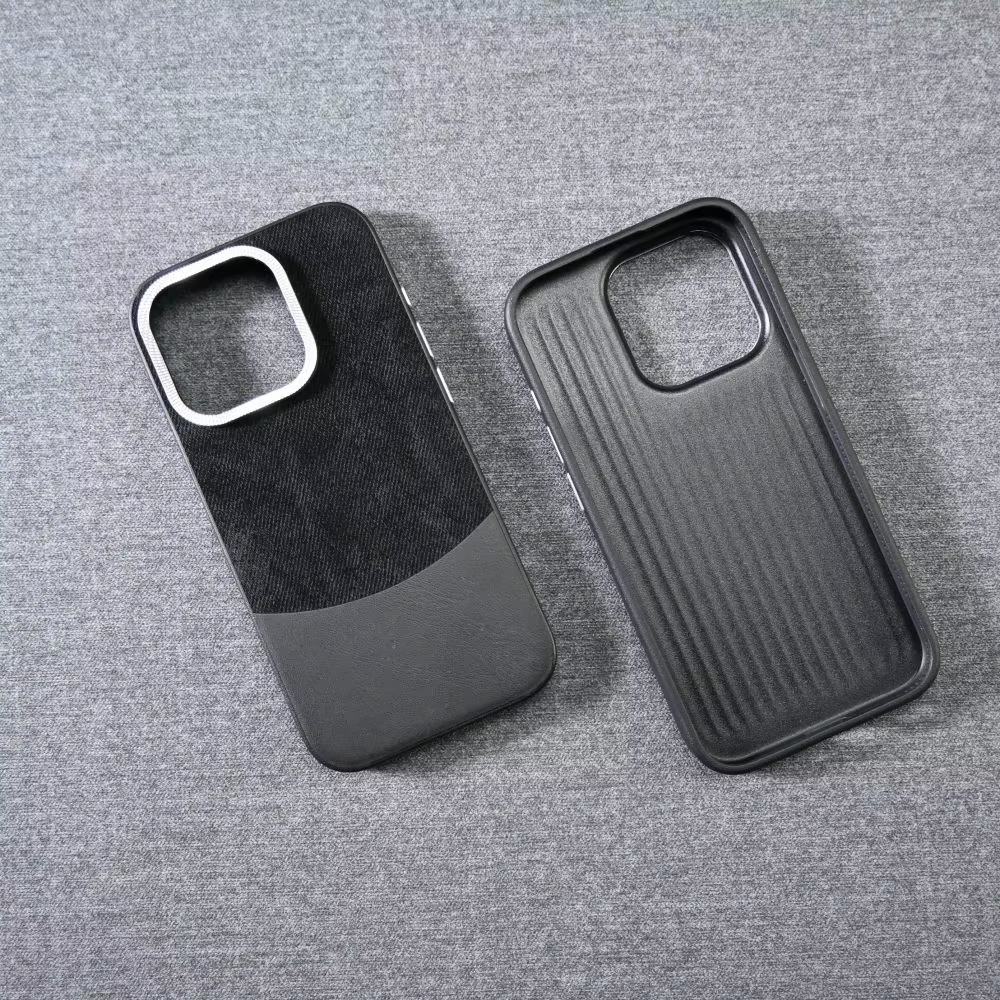 Case iPhone Minimalista em Tecido Flanelado