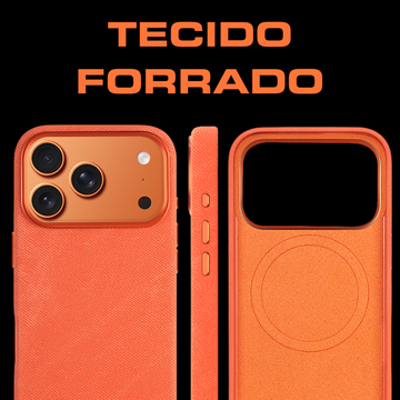 Case iPhone em Tecido Confort e Carregamento MagSafe