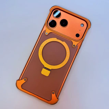 Case iPhone em Liga Metálica com Acabamento Fosco MagSafe