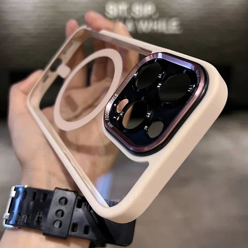 Case iPhone com Proteção de Lentes e Tela com carregamento MagSafe - Minimal Cases