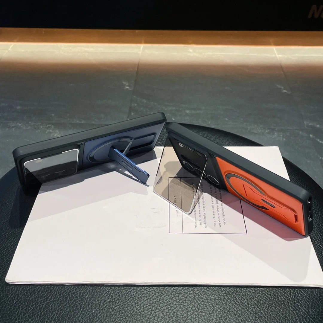 Case Samsung Magnética com Suporte e Proteção de Lente