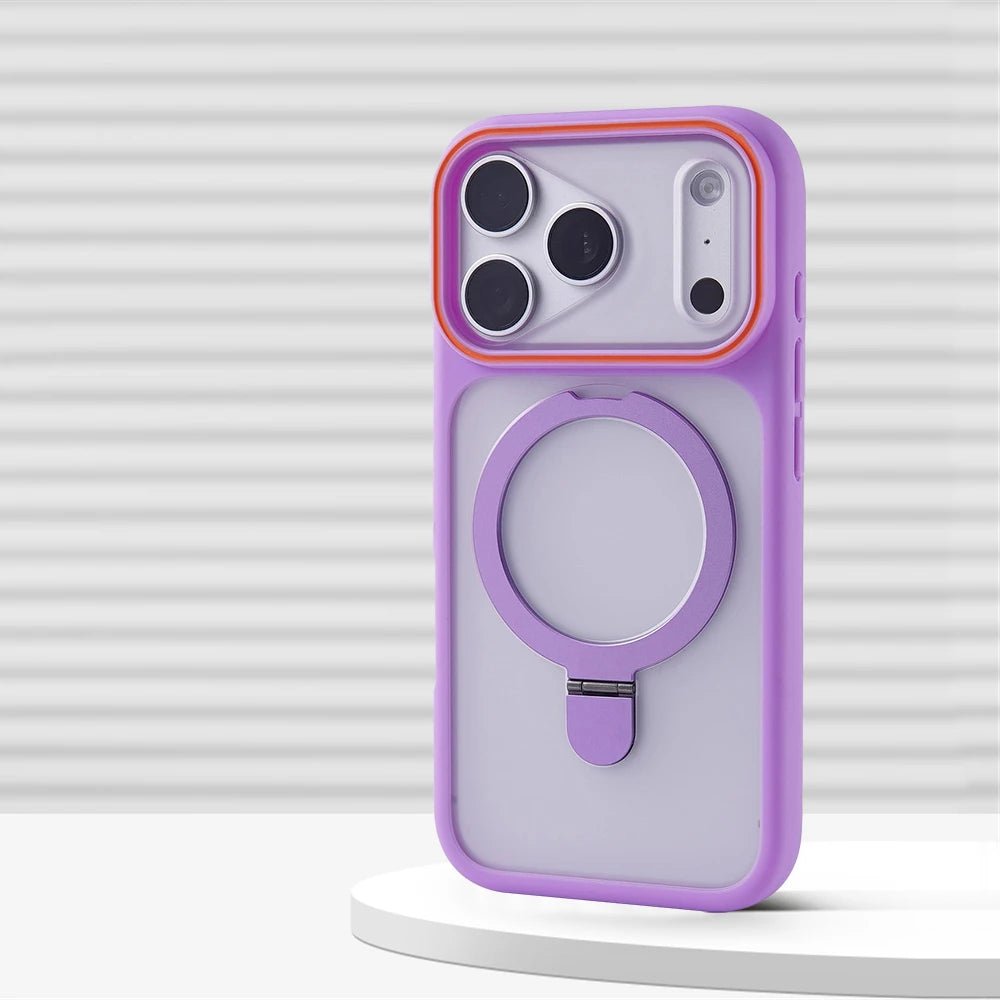 Case iPhone Premium Fosca com Suporte Retrátil - Minimal Cases