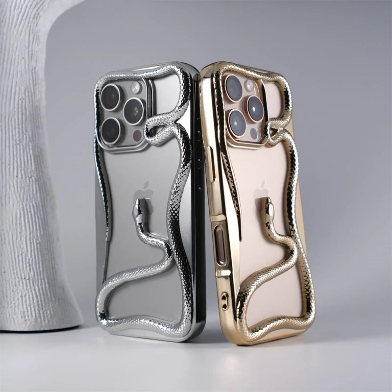 Case iPhone Nano Snake com Design Minimalista