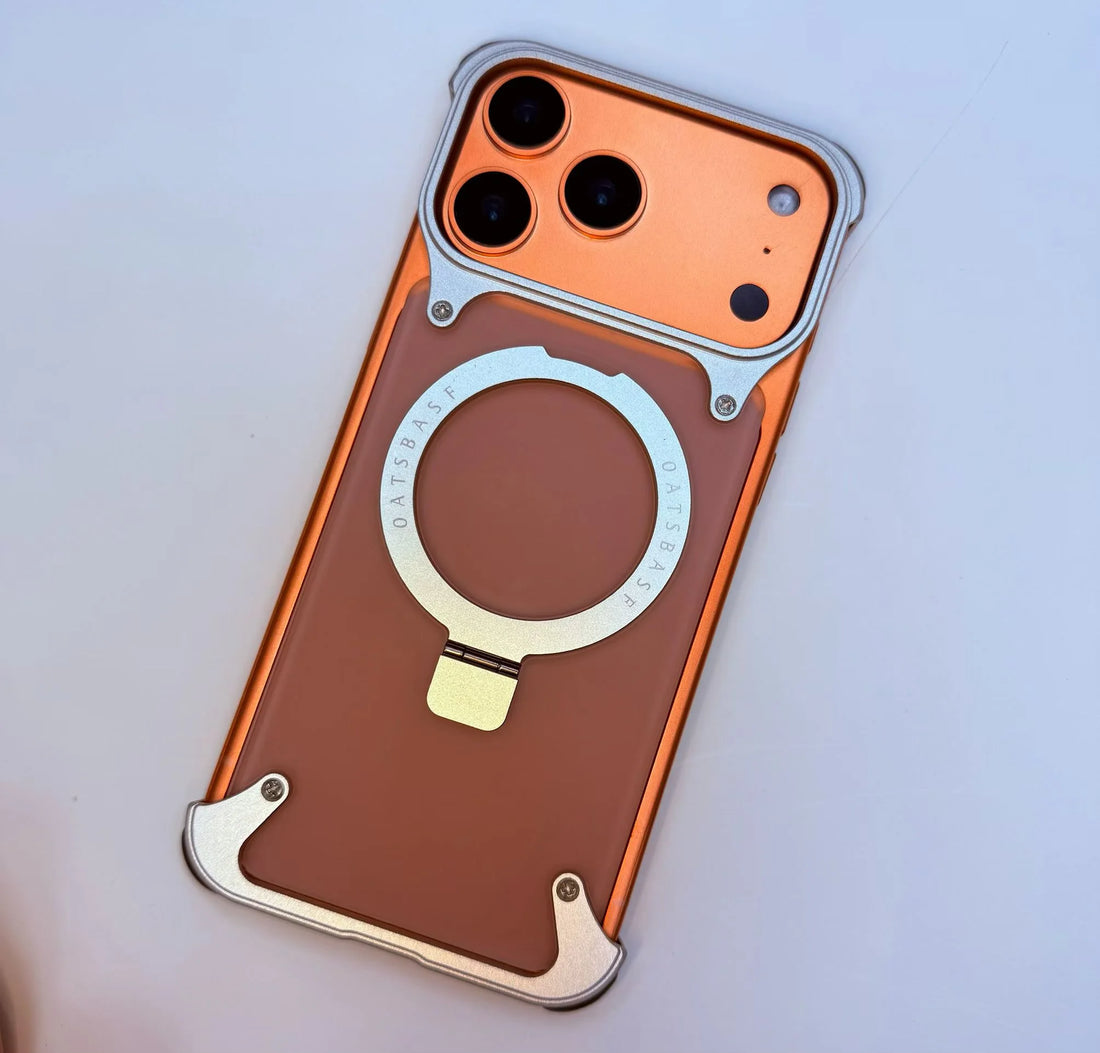 Case iPhone em Liga Metálica com Acabamento Fosco MagSafe