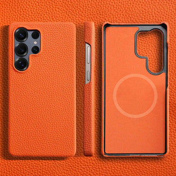 Case Samsung Couro Legítimo Natural com MagSafe - Minimal Cases