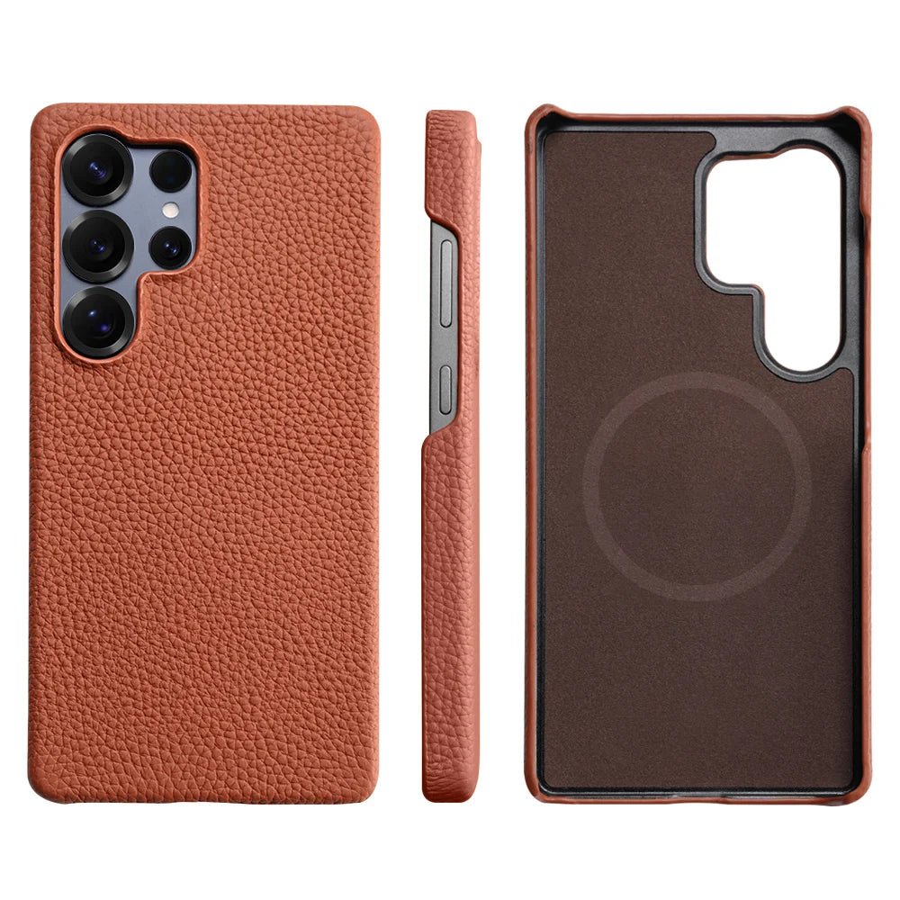 Case Samsung Couro Legítimo Natural com MagSafe - Minimal Cases