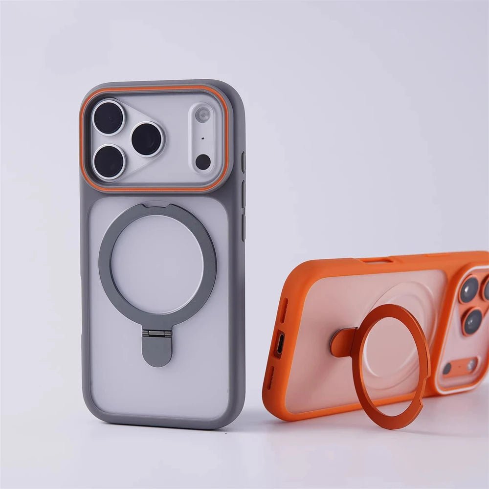 Case iPhone Premium Fosca com Suporte Retrátil - Minimal Cases