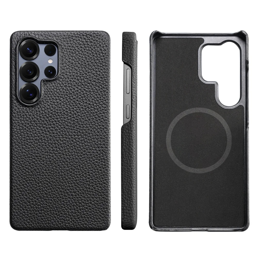 Case Samsung Couro Legítimo Natural com MagSafe - Minimal Cases