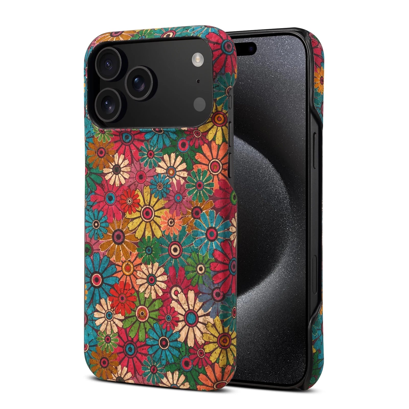 Case iPhone em Tecido Bordado e Couro MagSafe - Minimal Cases