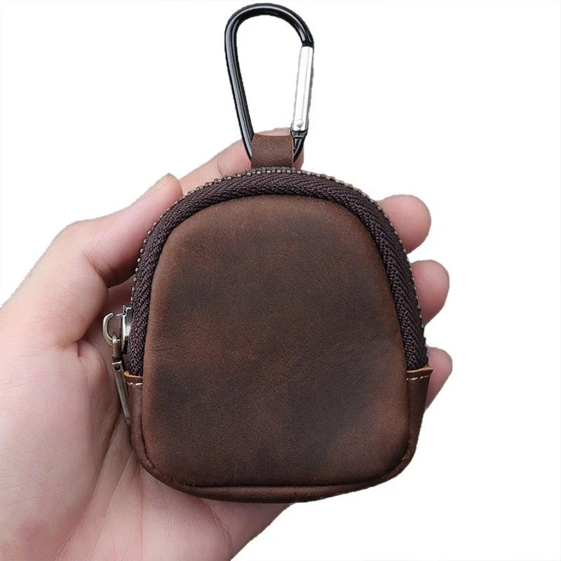 Carteira Porta Fios Fones e Chaves em Couro - Minimal Cases