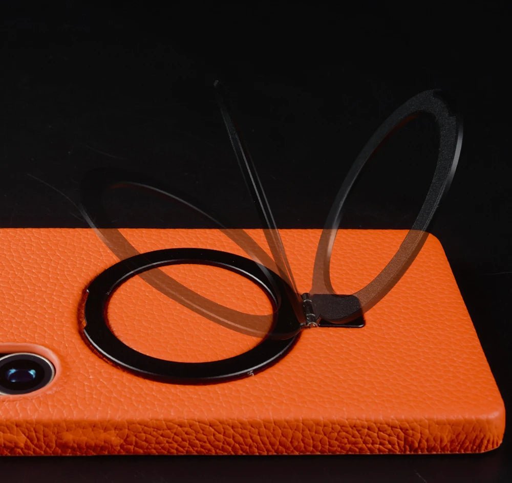 Case Samsung Couro Genuíno e Suporte Dobrável