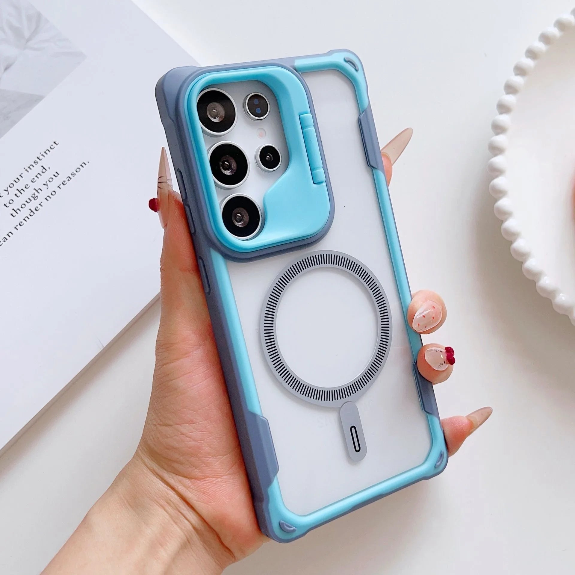 Case Samsung Cam Shield Anti Impacto MagSafe - Minimal Cases