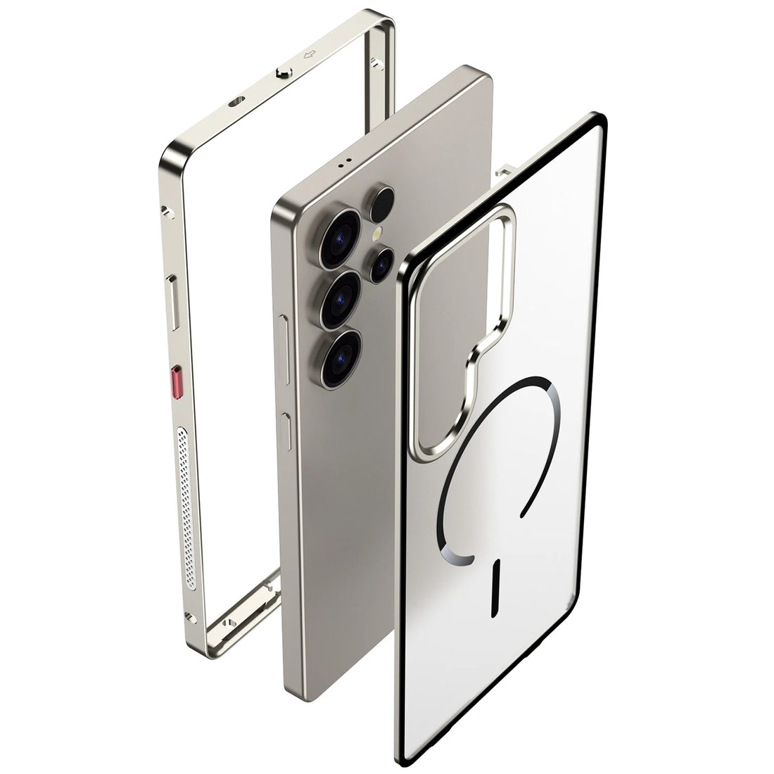 Case Samsung Estrutura em Metal Removível Anti Impacto