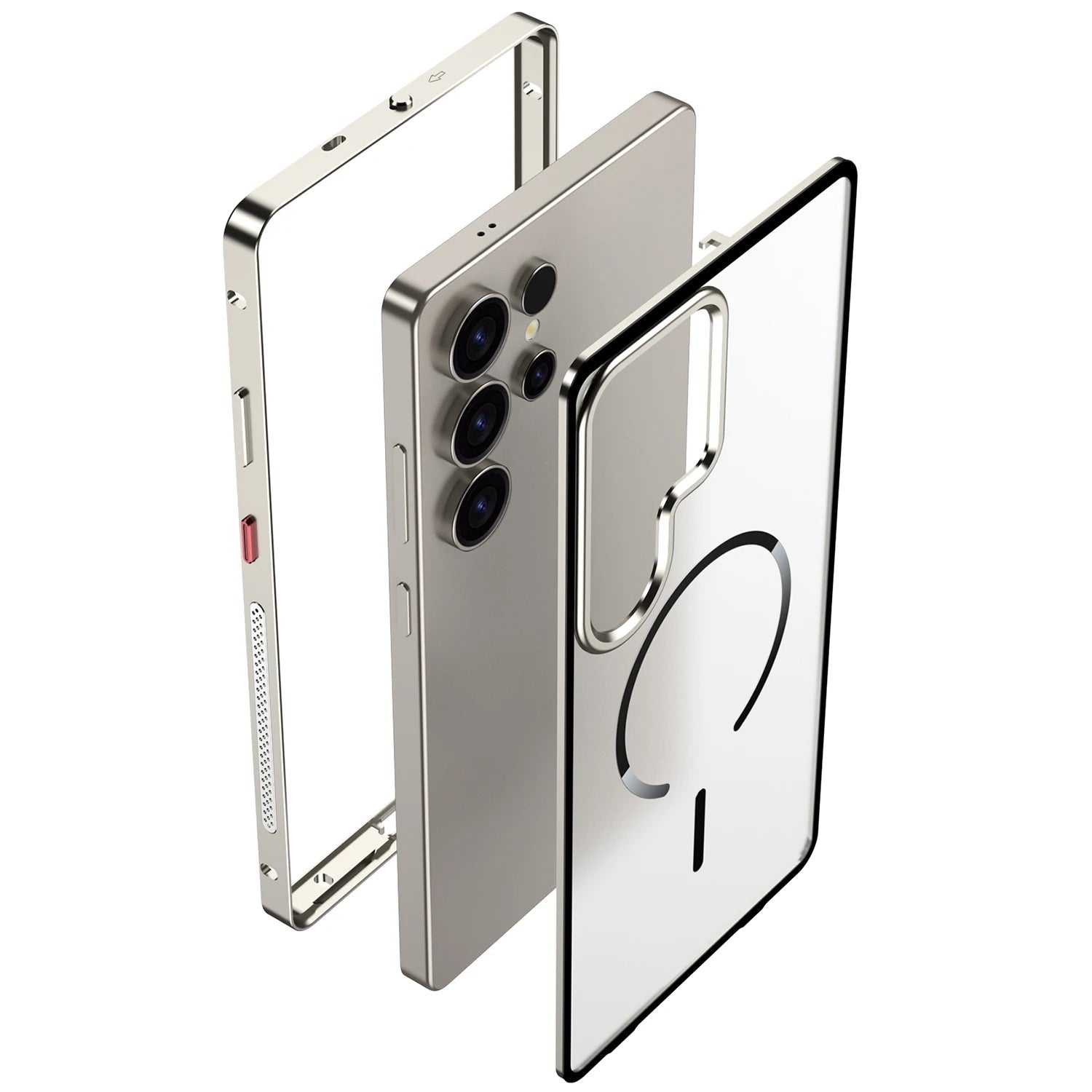 Case Samsung Estrutura em Metal Removível Anti Impacto - Minimal Cases