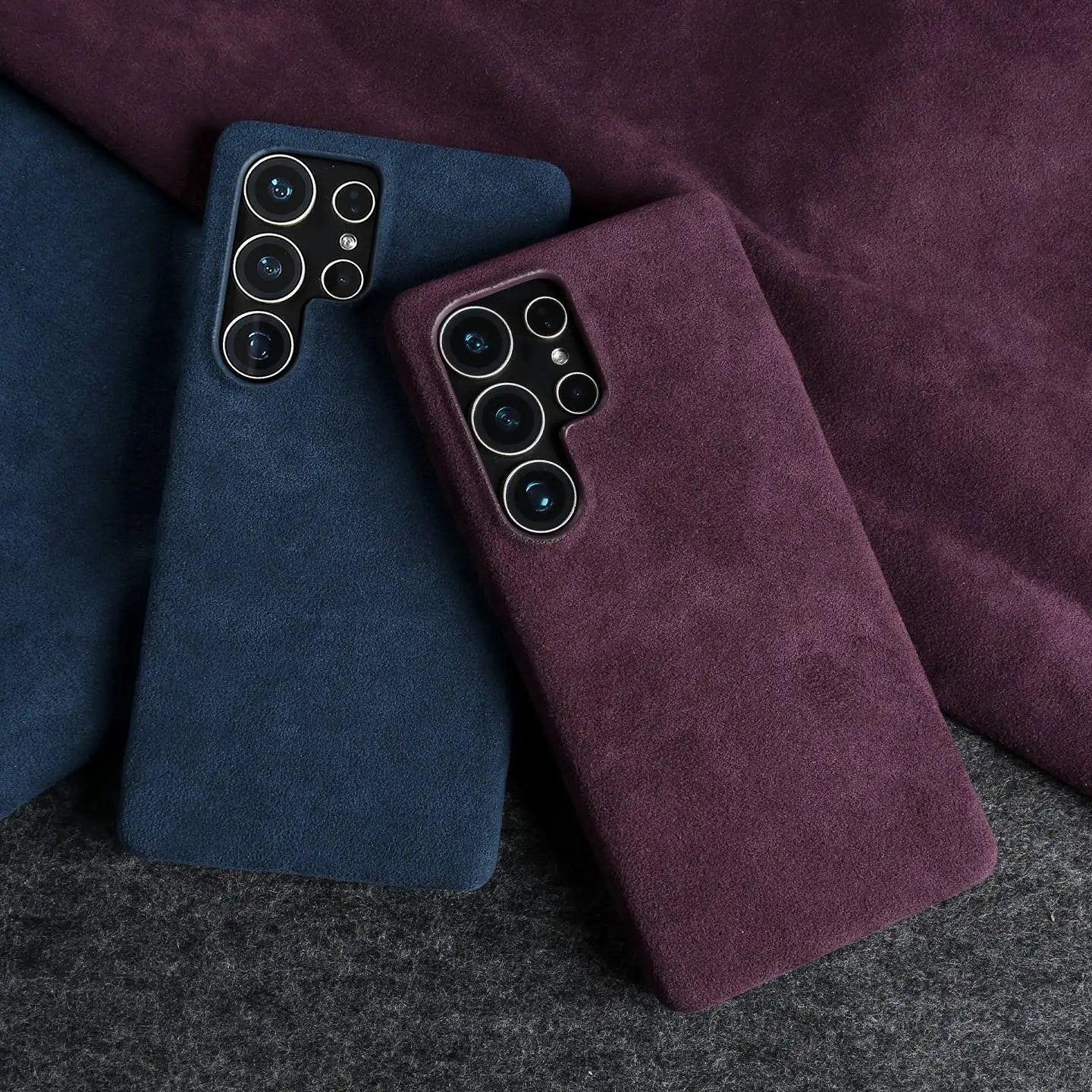 Case Samsung Alcantara Luxo com MagSafe - Minimal Cases