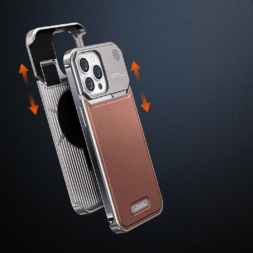 Case iPhone em Metal Premium com MagSafe