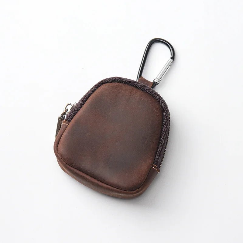 Carteira Porta Fios Fones e Chaves em Couro - Minimal Cases