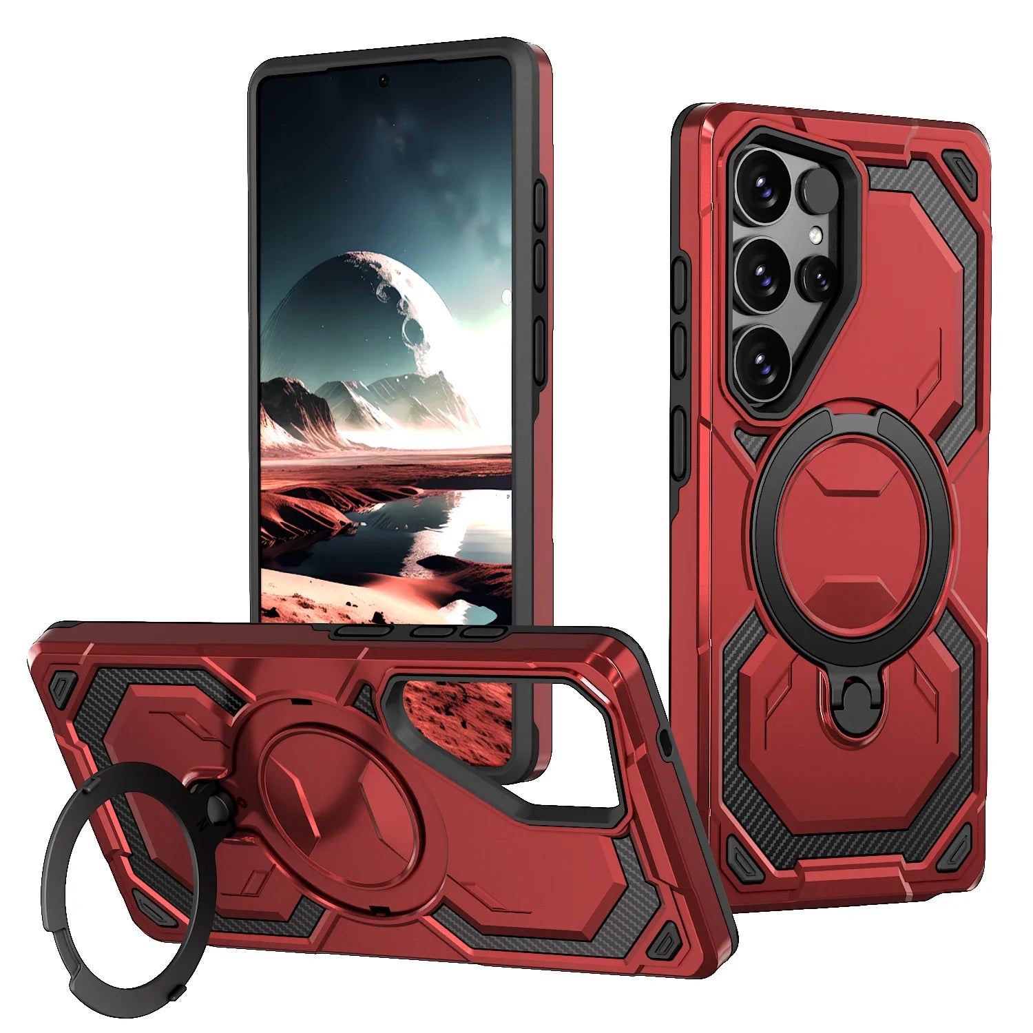 Case Samsung Anti Impacto com MagSafe Retrátil